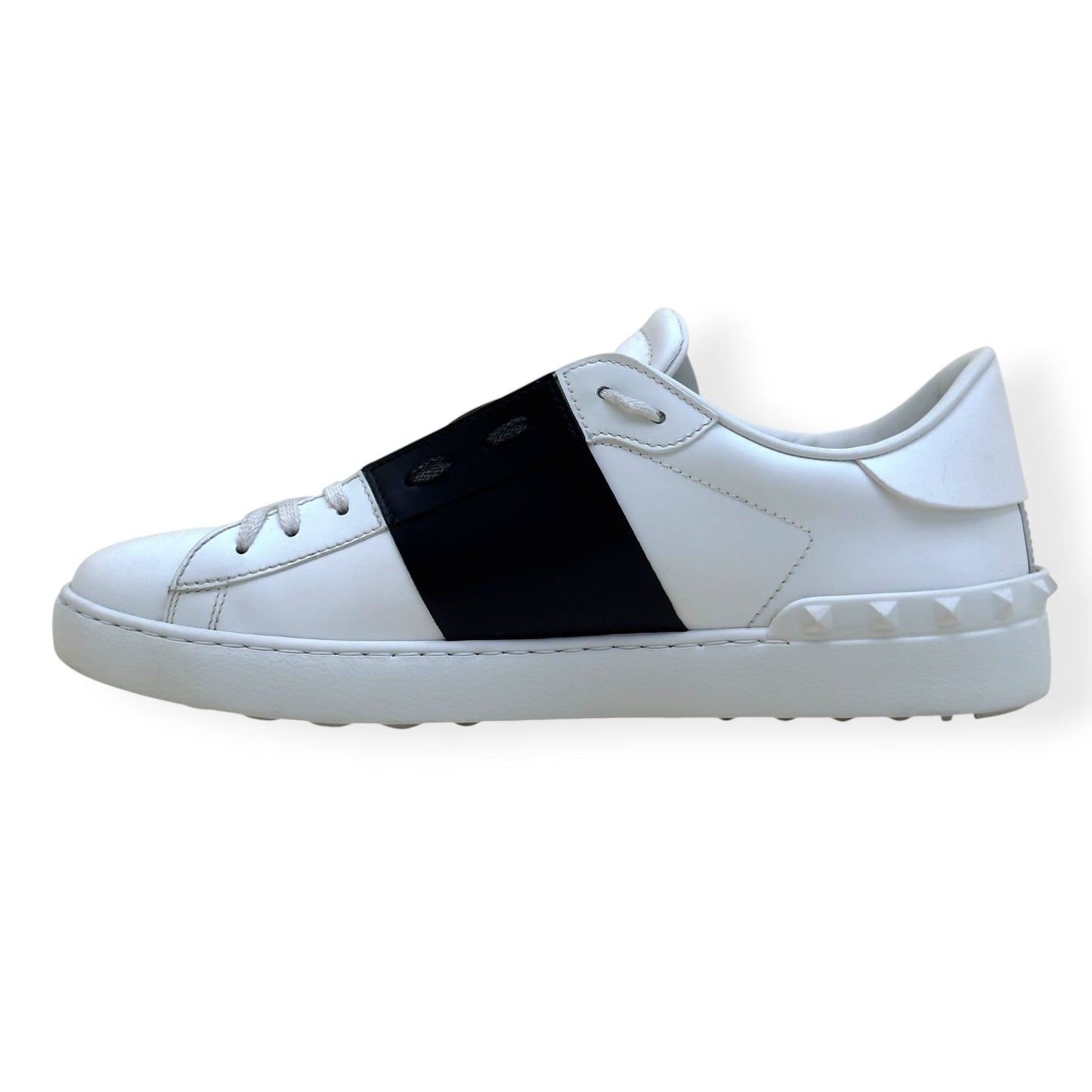 VALENTINO GARAVANI OPEN SNEAKER SNEAKER WHITE / BLACK 44.5 / UK10.5 | UK 10.5, Black