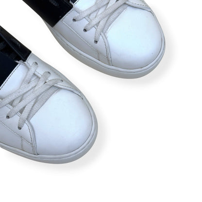 VALENTINO GARAVANI OPEN SNEAKER SNEAKER WHITE / BLACK 44.5 / UK10.5 | UK 10.5, Black