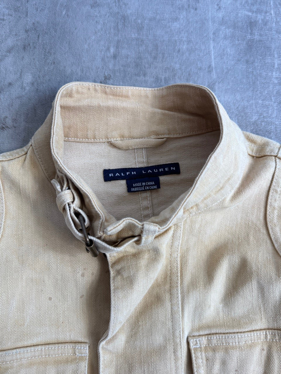 Ralph Lauren Beige Military Style Jacket