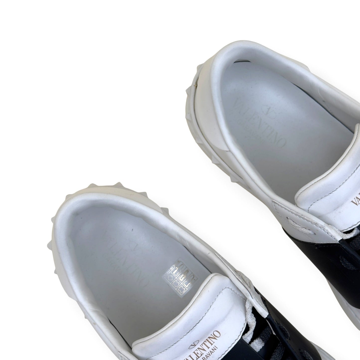 VALENTINO GARAVANI OPEN SNEAKER SNEAKER WHITE / BLACK 44.5 / UK10.5 | UK 10.5, Black