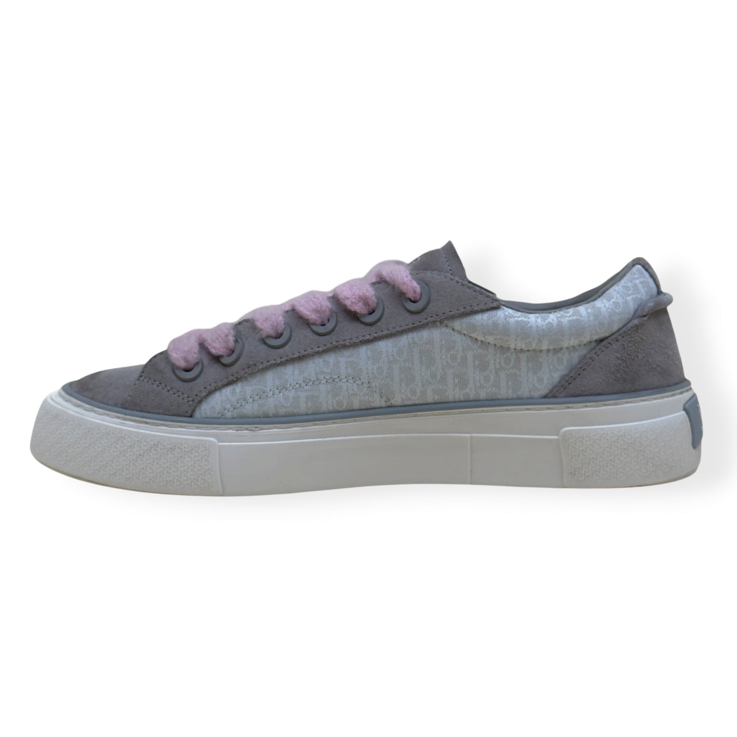 DIOR B33 OBLIQUE SNEAKER GREY / PINK 44 / UK10 | UK 10, Grey