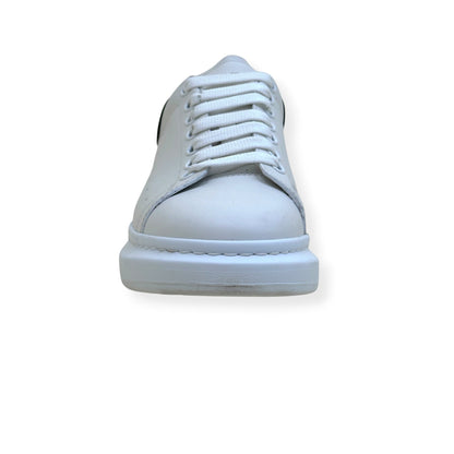 ALEXANDER MCQUEEN OVERSIZED LEATHER SNEAKER WHITE / BLACK 43.5 / UK9.5 | UK 9.5, Black