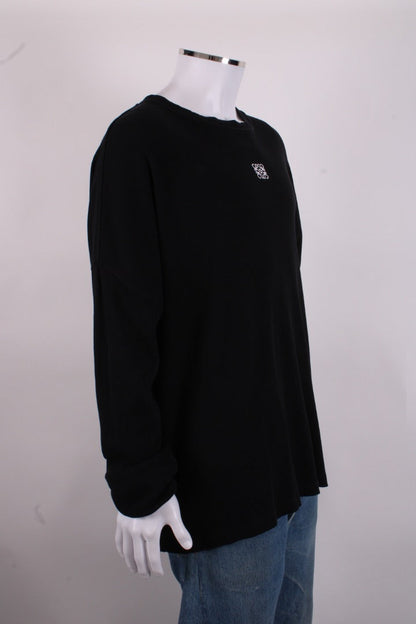 Loewe L/S Embroidered Logo Rib Top Black XL | XL, Black