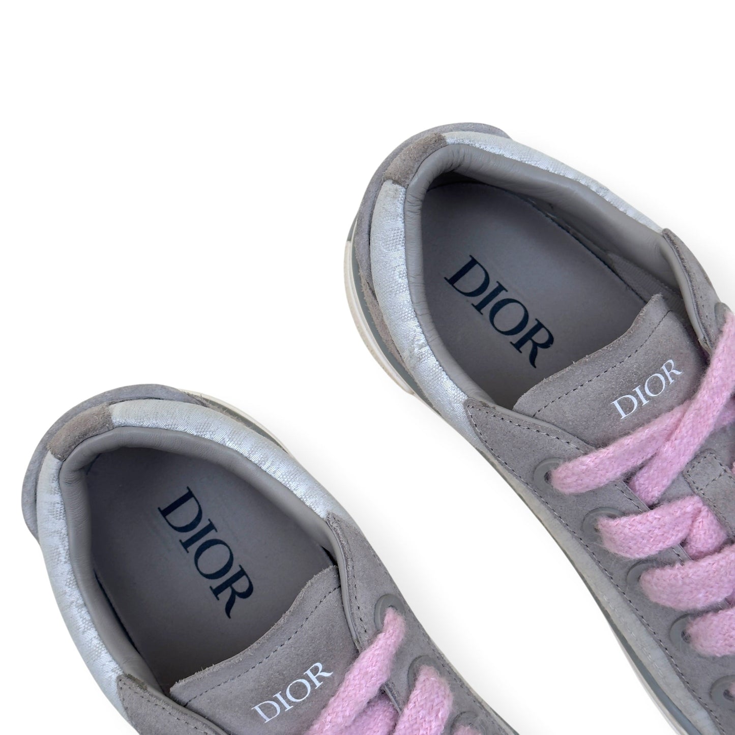 DIOR B33 OBLIQUE SNEAKER GREY / PINK 44 / UK10 | UK 10, Grey