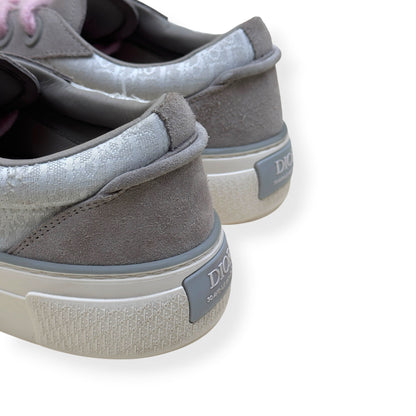 DIOR B33 OBLIQUE SNEAKER GREY / PINK 44 / UK10 | UK 10, Grey