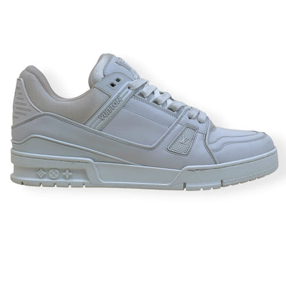 LOUIS VUITTON LEATHER LV TRAINER WHITE UK8.5 | UK 8.5, White