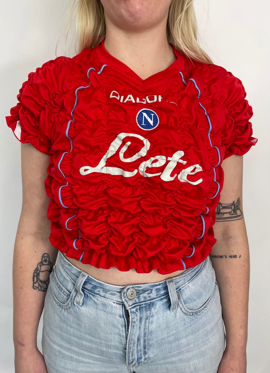 VT Rework: Napoli FC 'Pia 8' Sheered Football Shirt