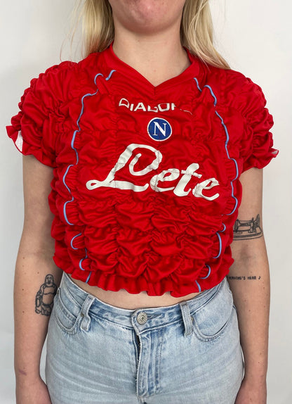 VT Rework: Napoli FC 'Pia 8' Sheered Football Shirt