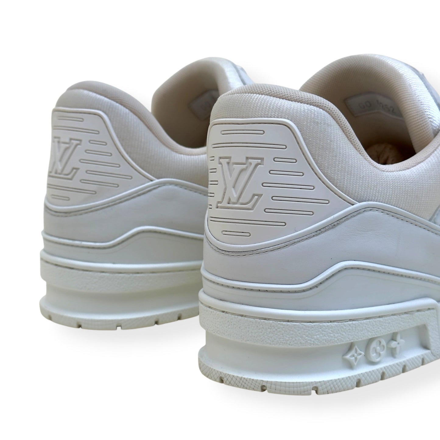 LOUIS VUITTON LEATHER LV TRAINER WHITE UK8.5 | UK 8.5, White
