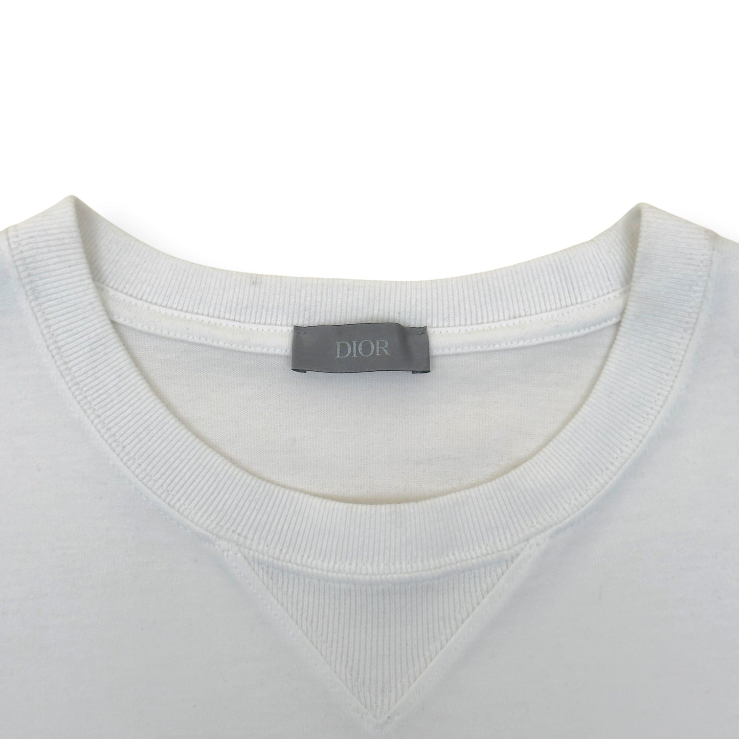 DIOR X JUDY BLAME EMBROIDERED SAFETY PIN T-SHIRT WHITE XXL | XXL, Red