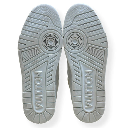 LOUIS VUITTON LEATHER LV TRAINER WHITE UK8.5 | UK 8.5, White