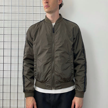 Prada Sport Khaki 2007 Nylon Racing Bomber Jacket | Large, Khaki