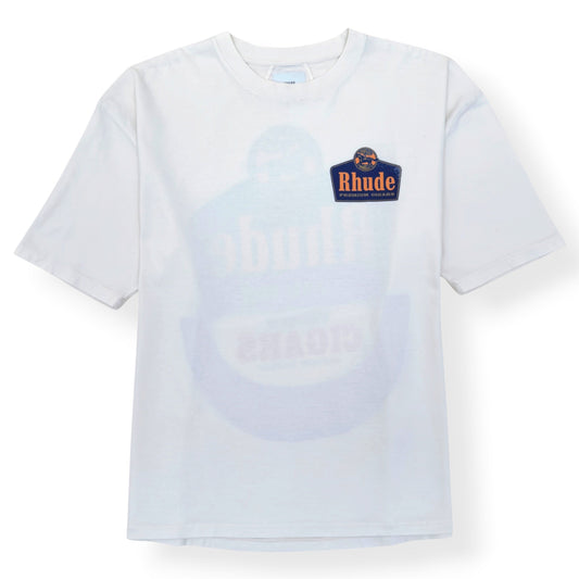 RHUDE GRAND CRU T-SHIRT VINTAGE WHITE XL | XL, White