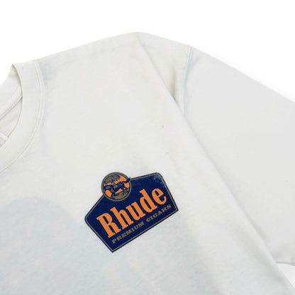 RHUDE GRAND CRU T-SHIRT VINTAGE WHITE XL | XL, White