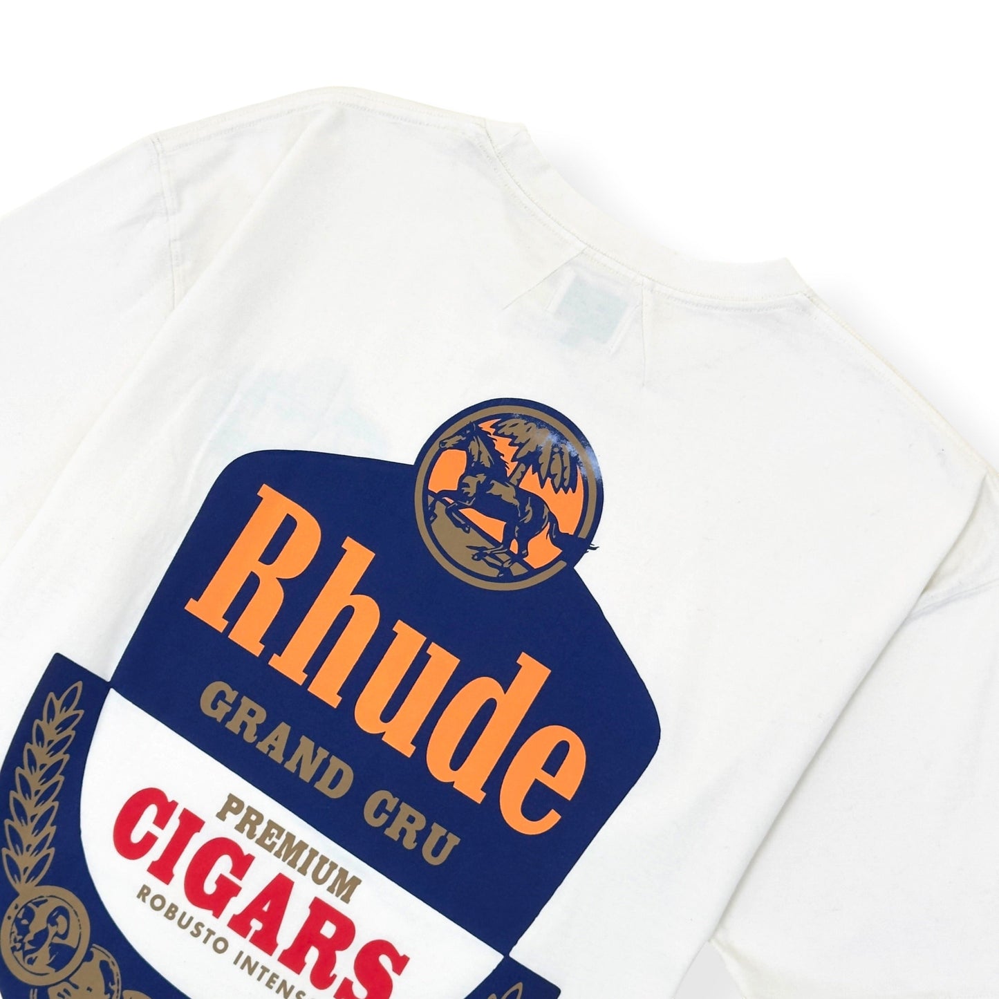 RHUDE GRAND CRU T-SHIRT VINTAGE WHITE XL | XL, White