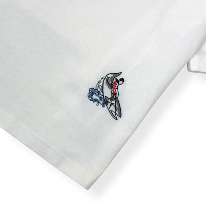 BOTTEGA VENETA EMBROIDERED COTTON JERSEY T-SHIRT WHITE L | Large, Red