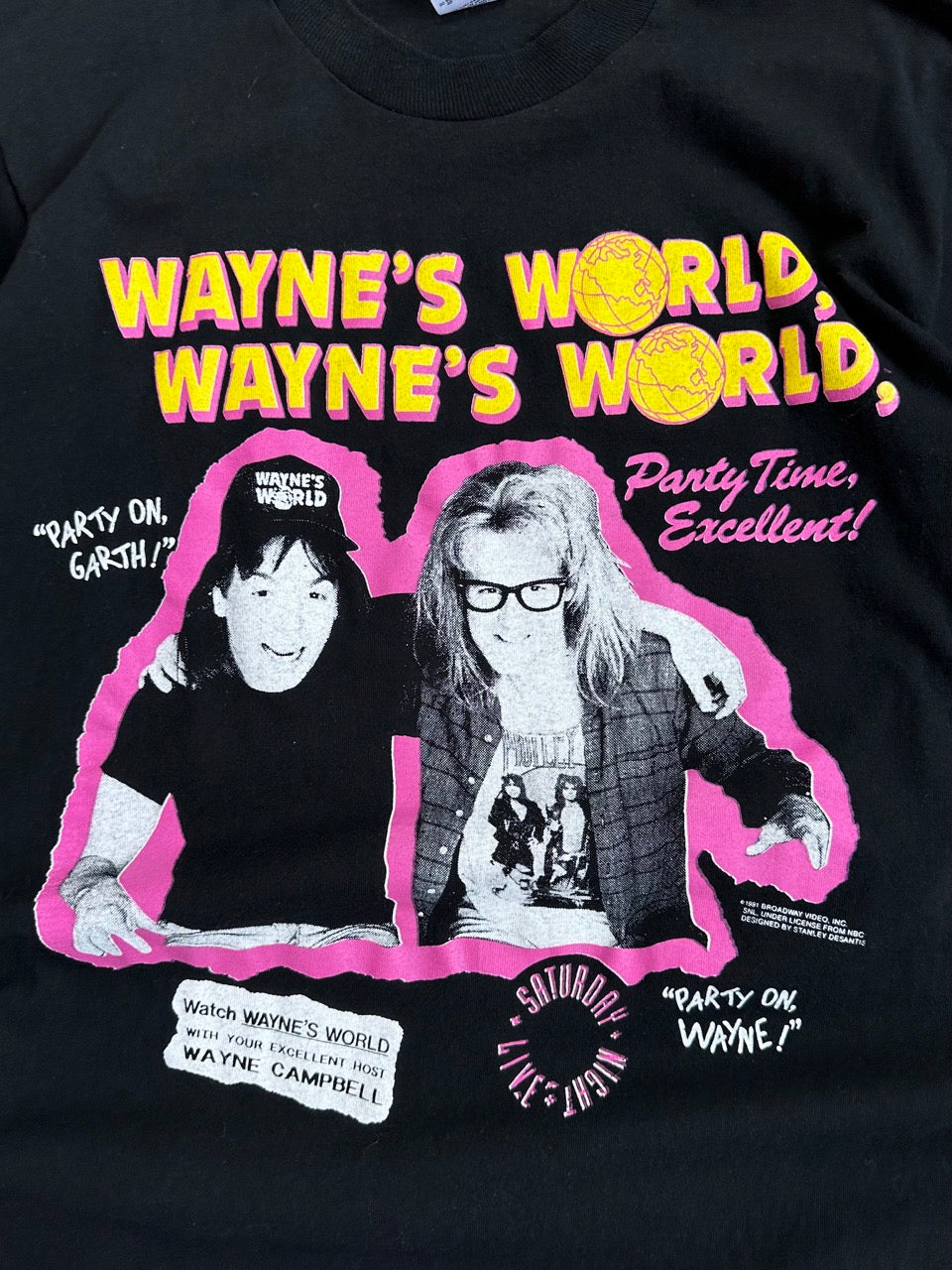 1991 Wayne's World Single Stitch Graphic Tee
