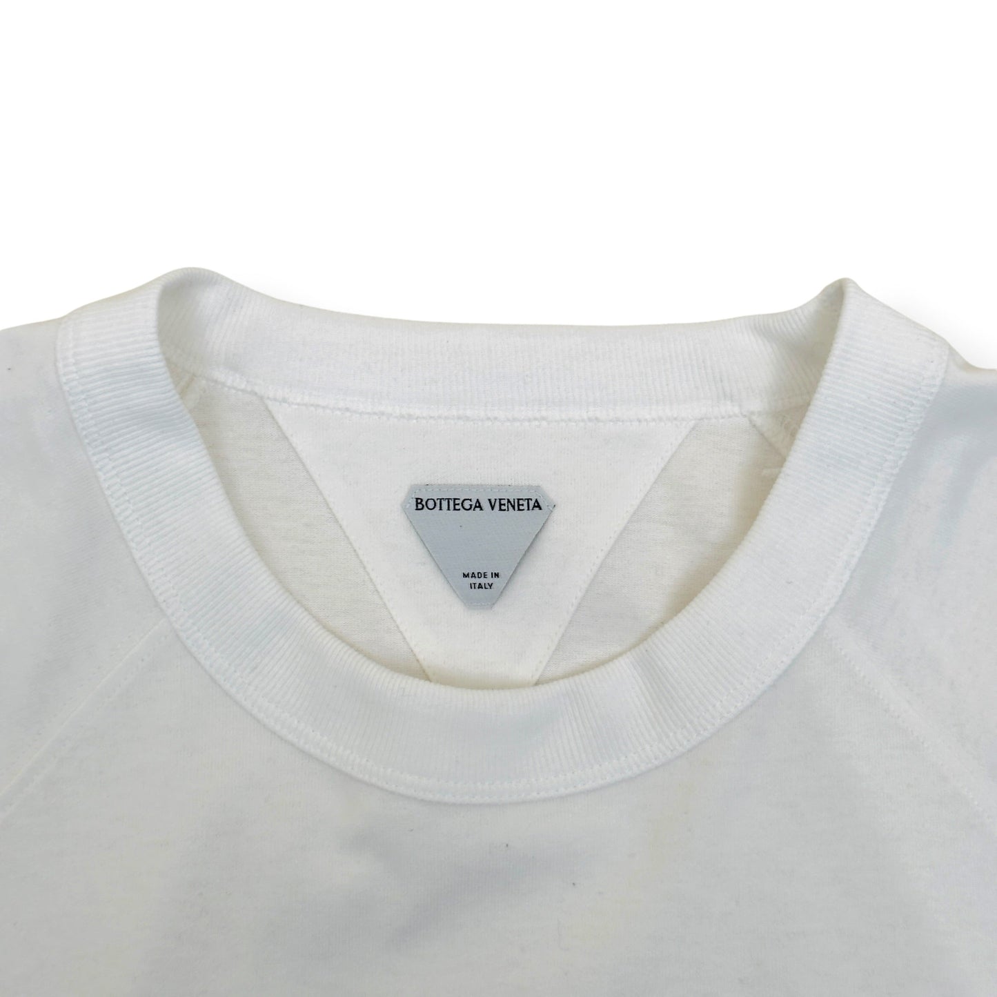 BOTTEGA VENETA EMBROIDERED COTTON JERSEY T-SHIRT WHITE L | Large, Red