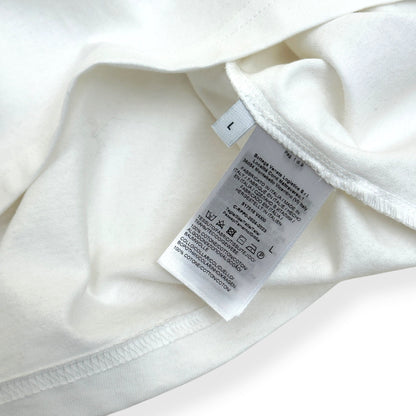 BOTTEGA VENETA EMBROIDERED COTTON JERSEY T-SHIRT WHITE L | Large, Red