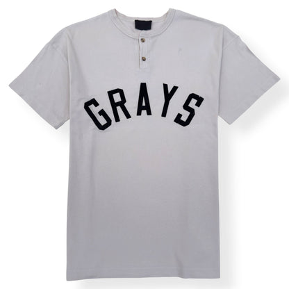 FEAR OF GOD GRAYS HENLEY T-SHIRT CREAM / BLACK S | Small, Black