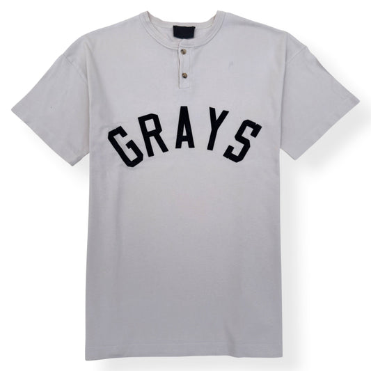 FEAR OF GOD GRAYS HENLEY T-SHIRT CREAM / BLACK S | Small, Black