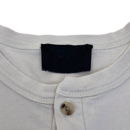 FEAR OF GOD GRAYS HENLEY T-SHIRT CREAM / BLACK S | Small, Black