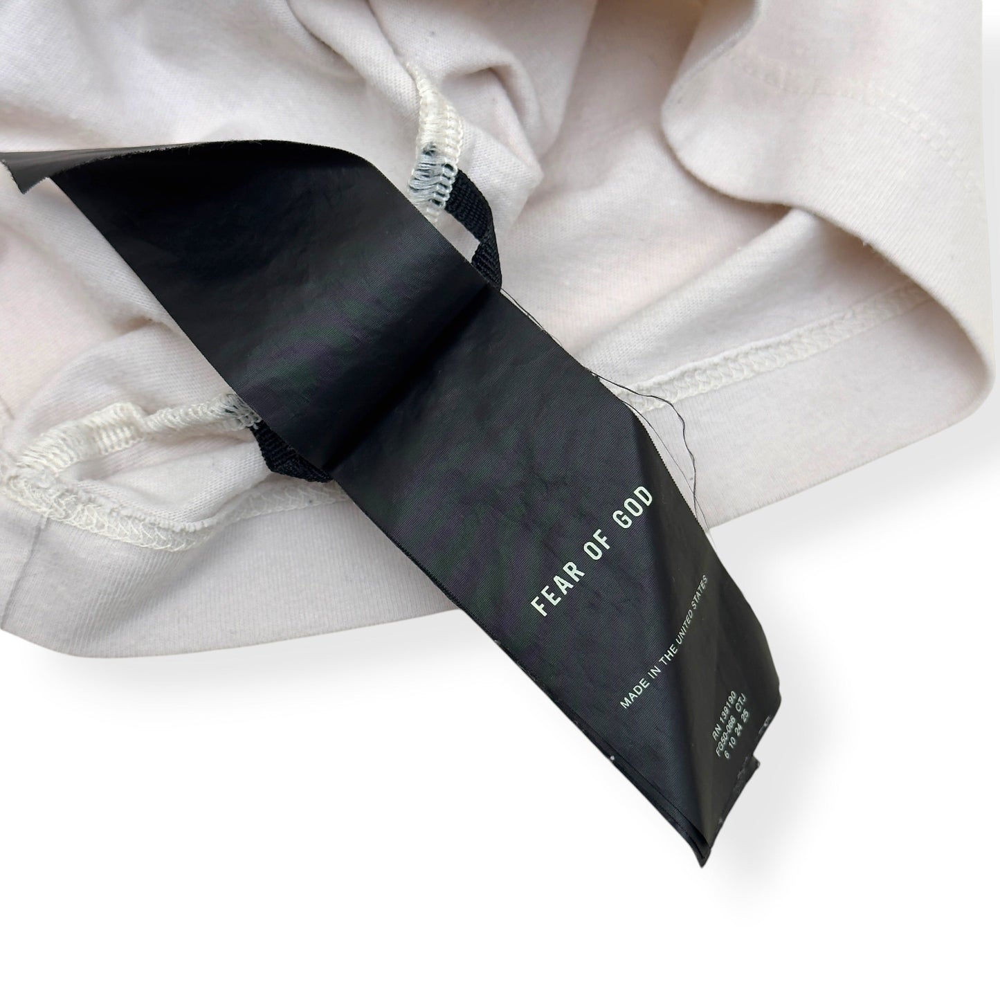 FEAR OF GOD GRAYS HENLEY T-SHIRT CREAM / BLACK S | Small, Black