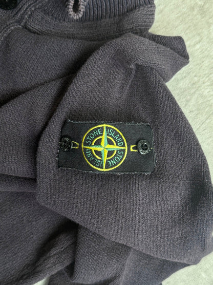 Stone Island Knitted Button Up Turtleneck
