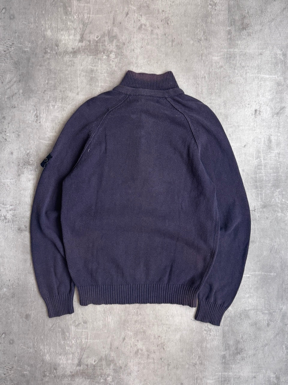 Stone Island Knitted Button Up Turtleneck