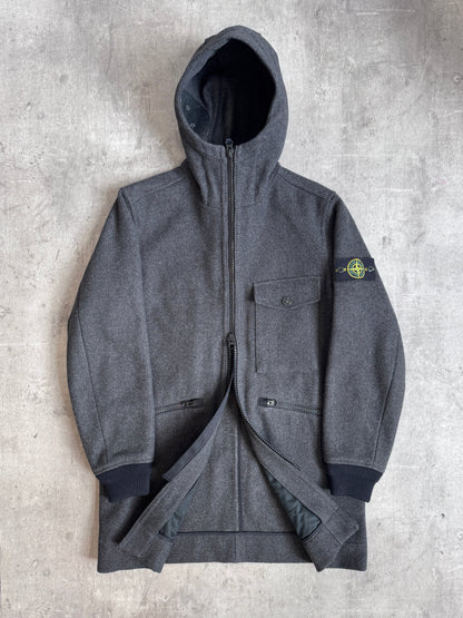 A/W 2017 Stone Island Three Pocket Wool Fleece Parka