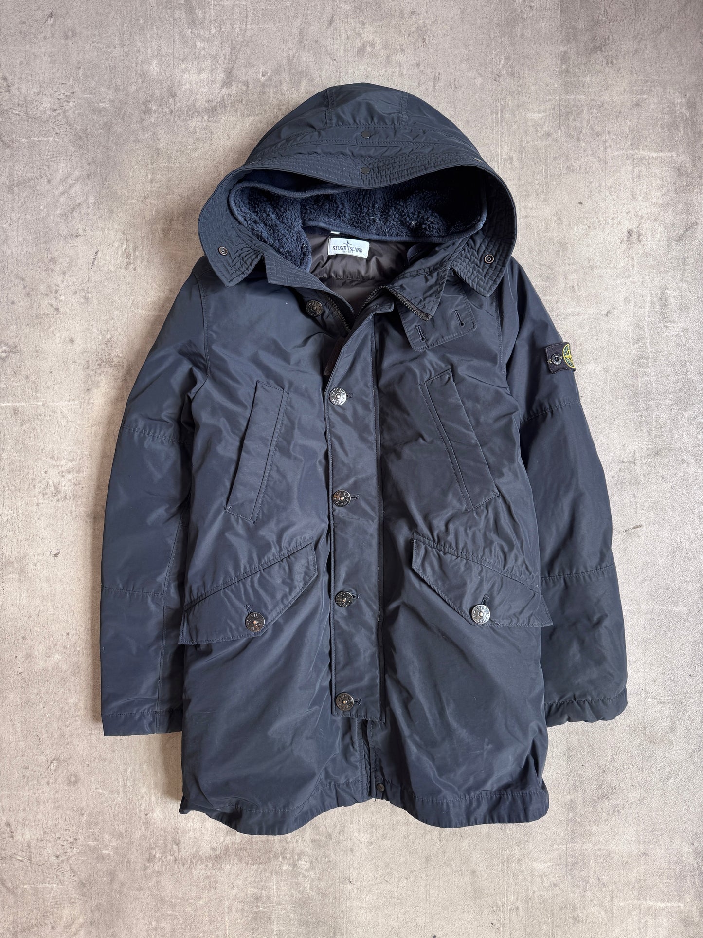 A/W 2016 Stone Island Down Quilt Navy Parka