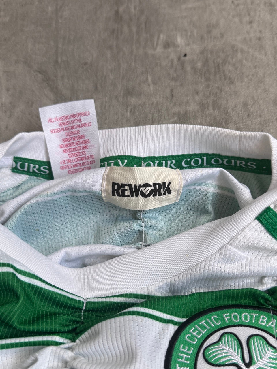 VT Rework: Celtic Football Club x Adidas Rouched Sports Top