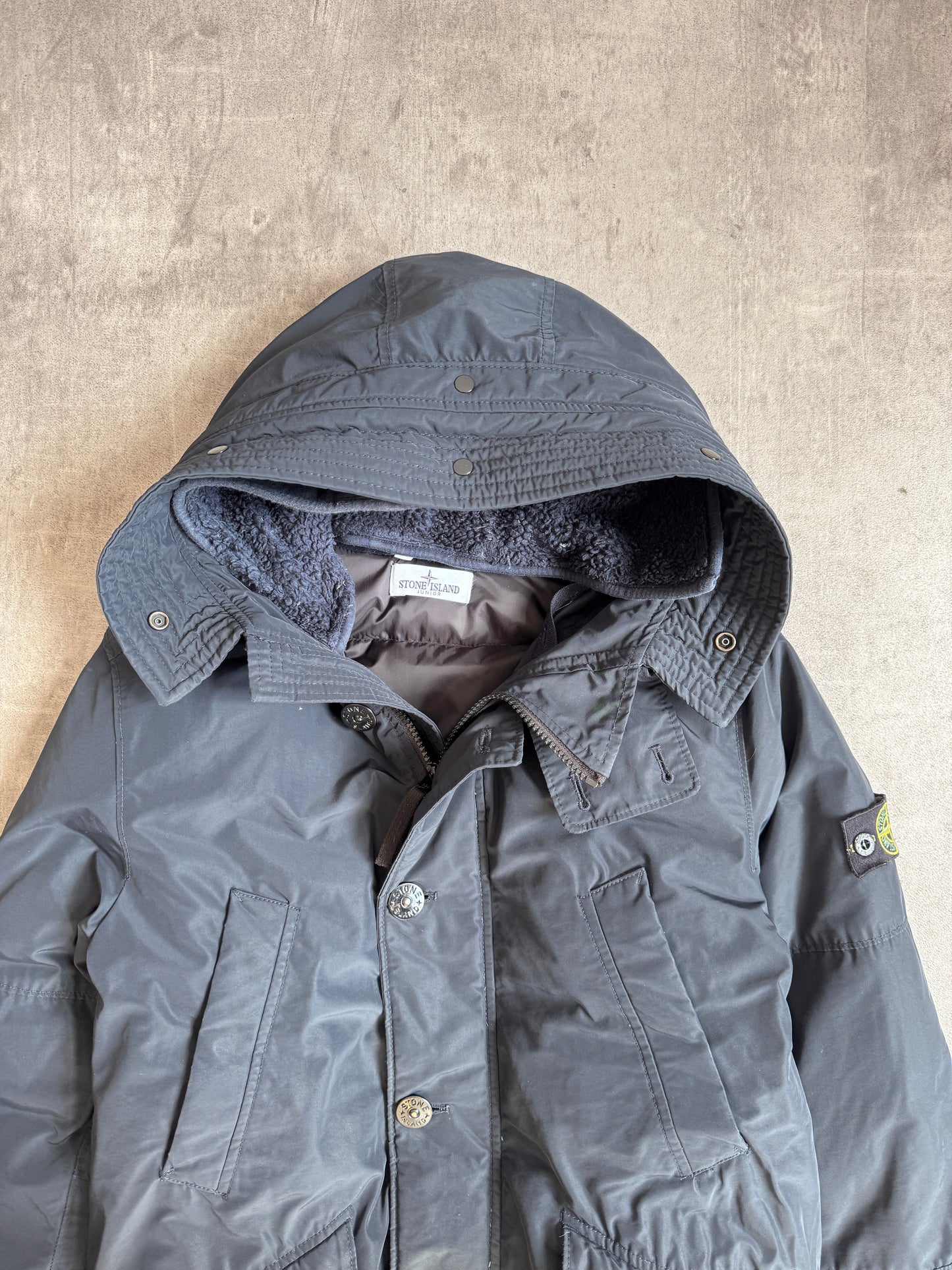 A/W 2016 Stone Island Down Quilt Navy Parka