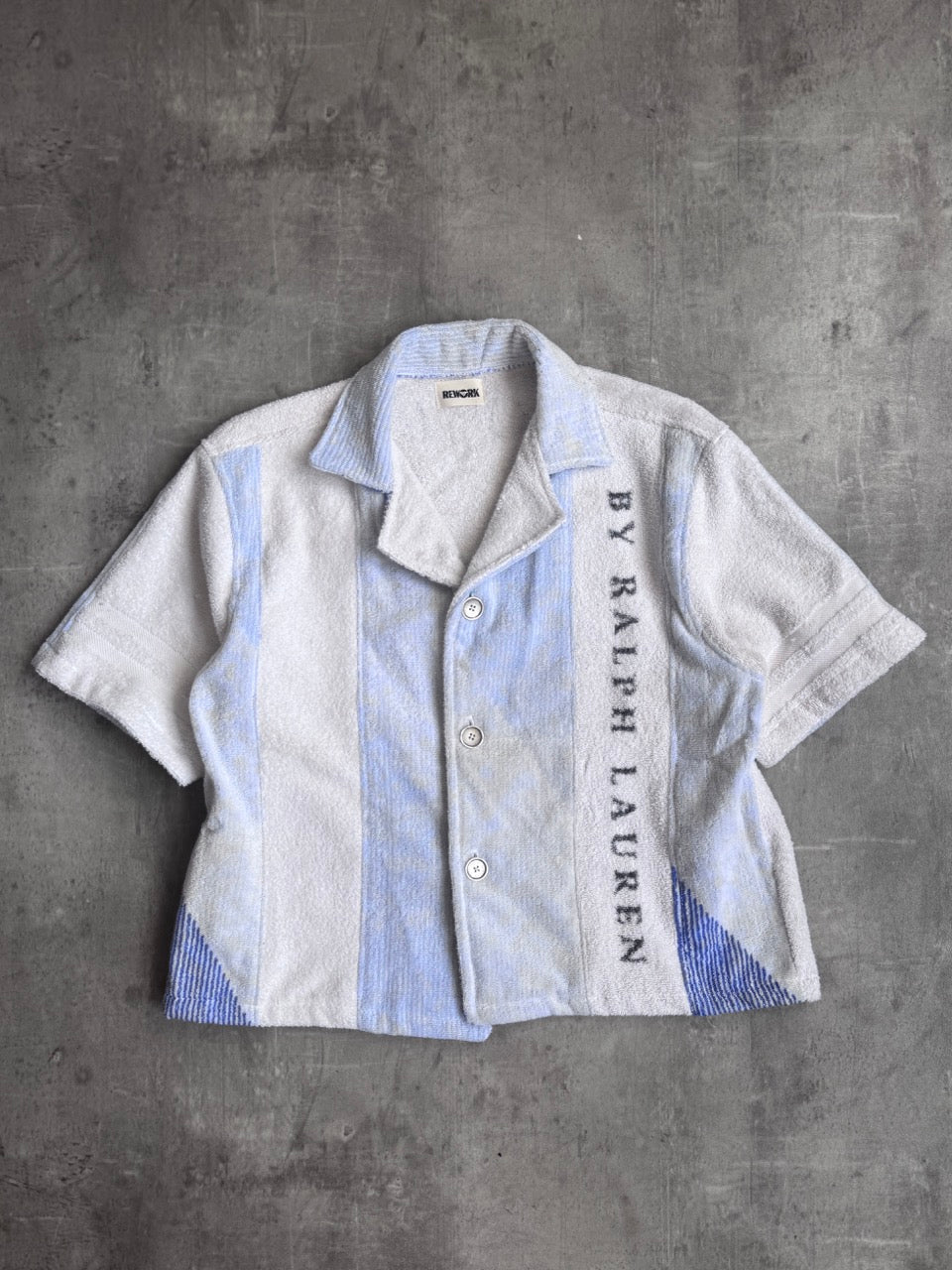 VT Rework: Polo Bear Towel Button Down Shirt