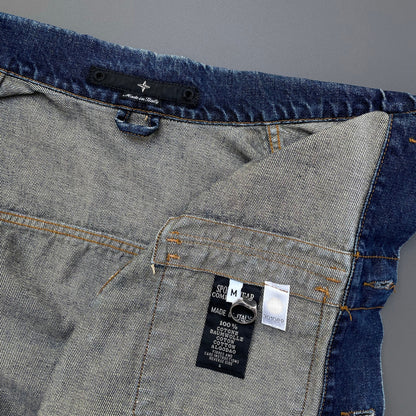 Stone Island Denims Navy 00s Denim Trucker Jacket | Medium, Navy