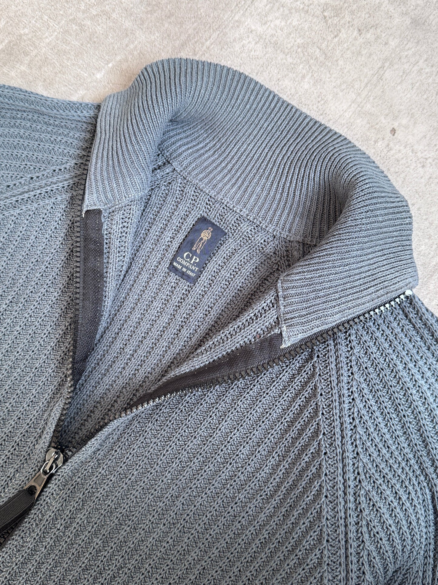 A/W 2008 C.P. Company Full Zip Cotton Raglan Cardigan