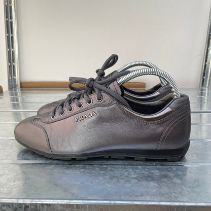 Prada Sport Purple Grey 2009 Women's Saffiano Lux I Trainers | X-SMALL, Multicoloured