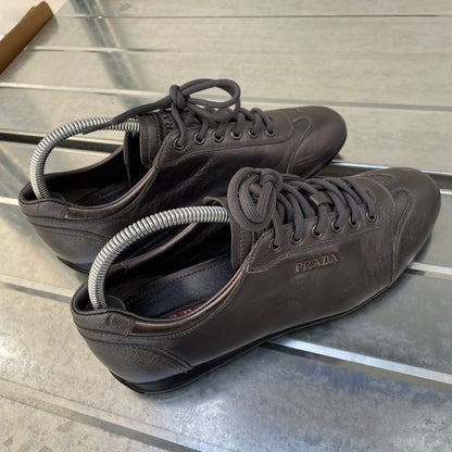 Prada Sport Purple Grey 2009 Women's Saffiano Lux I Trainers | X-SMALL, Multicoloured