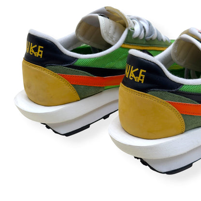 NIKE X SACAI LDWAFFLE SNEAKER GREEN GUSTO UK10.5 | UK 10.5, Green