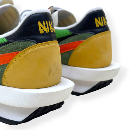 NIKE X SACAI LDWAFFLE SNEAKER GREEN GUSTO UK10.5 | UK 10.5, Green