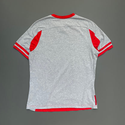 Prada Sport Grey & Red 00s Athletic T-Shirt | Medium, Multicoloured
