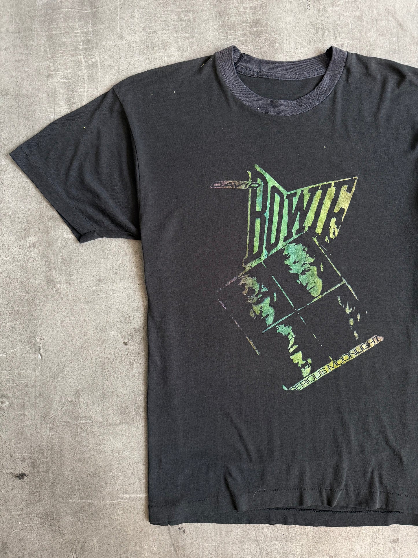 1983-84 David Bowie Serious Moonlight Tour Tee