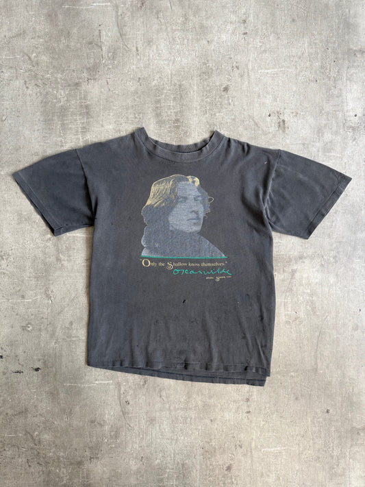 1990s Oscar Wilde "Only the shallow know themselves" Graphic Tee