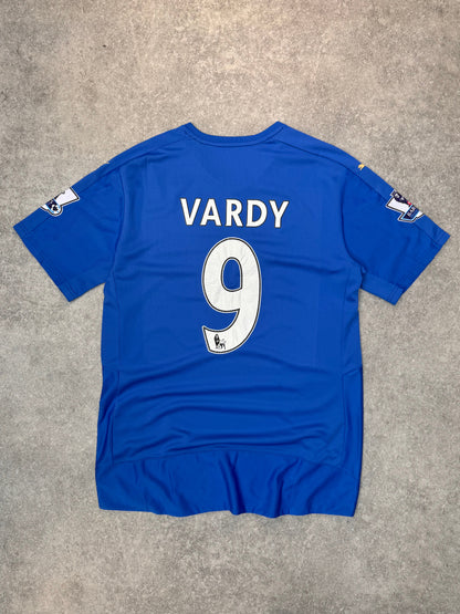 2015/16 Puma x Leicester City 'Vardy 9' Home Football Shirt