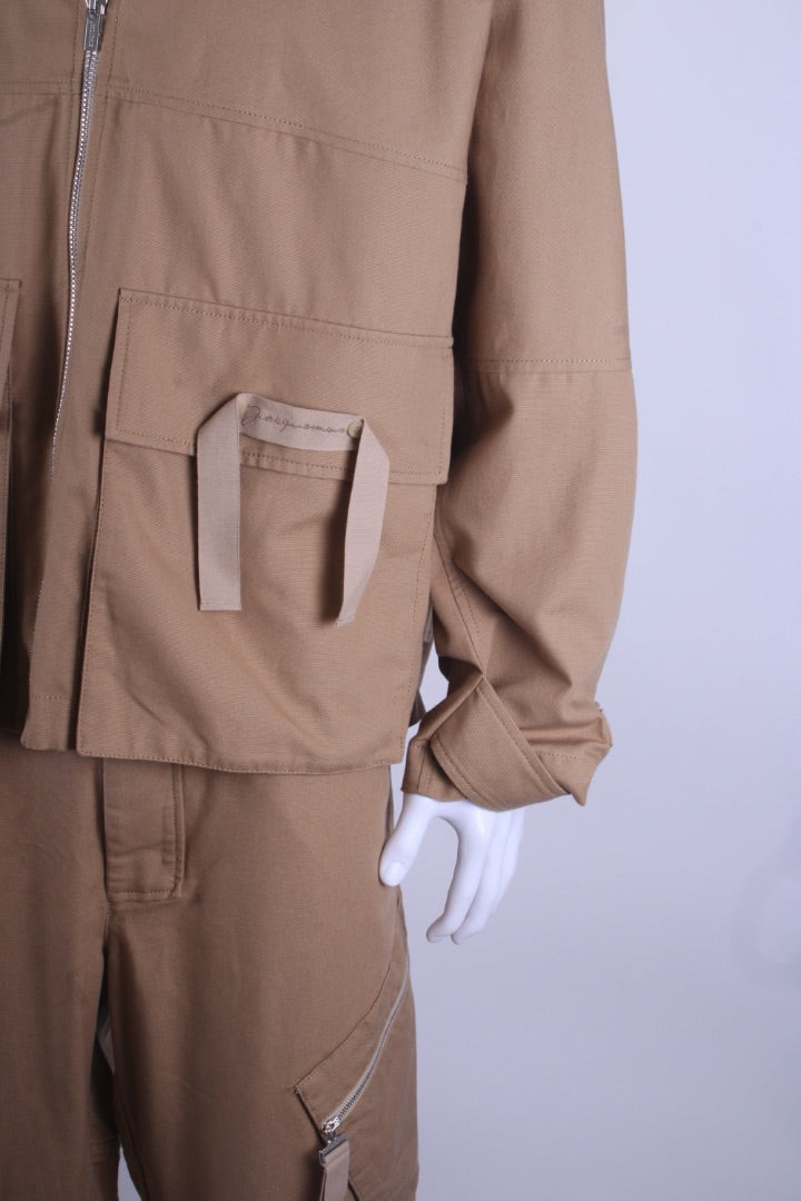 Jacquemus Jacket/ Cargo Trousers Co-ord Beige L | Large, Beige