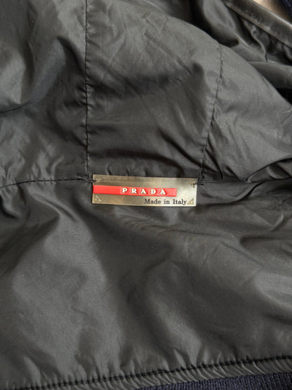 Prada Hybrid Knit Hoodie