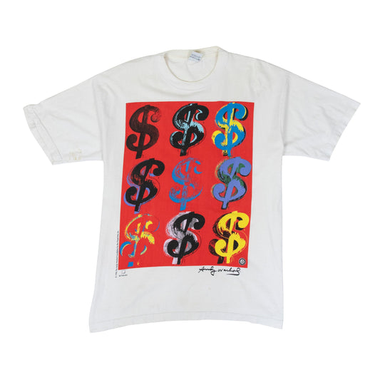 1996 Andy Warhol Foundation Dollar Graphic Tee