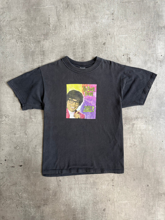 1999 Austin Powers Dual Print I'm Back Baby Graphic Tee | Large, Multicoloured