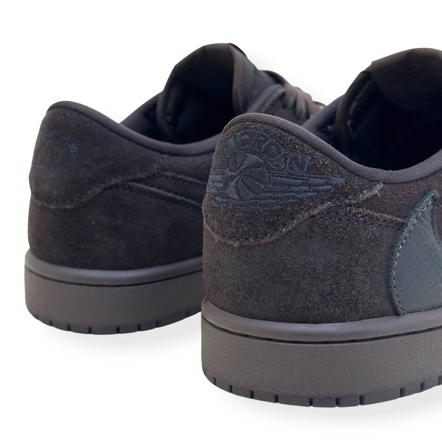 NIKE X TRAVIS SCOTT AIR JORDAN 1 RETRO LOW SNEAKER VELVET BROWN UK6 | UK 6, Brown