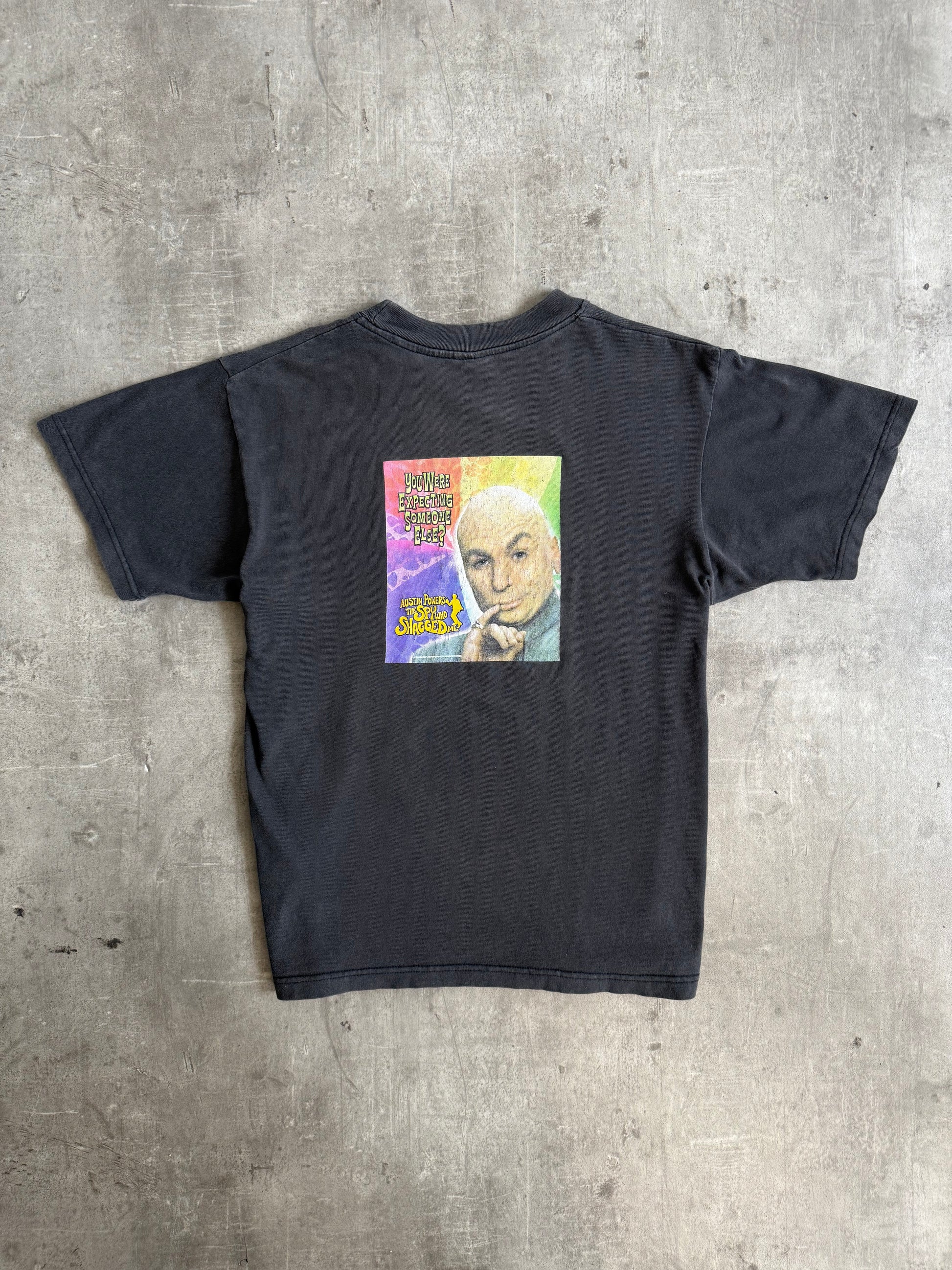 1999 Austin Powers Dual Print I'm Back Baby Graphic Tee | Large, Multicoloured